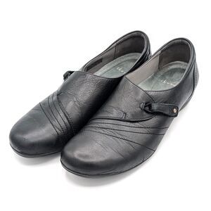 Dansko Franny Leather Slip On Comfort Casual Shoes Black Women's EU 42 / US 12